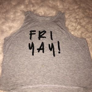 Gray tank top